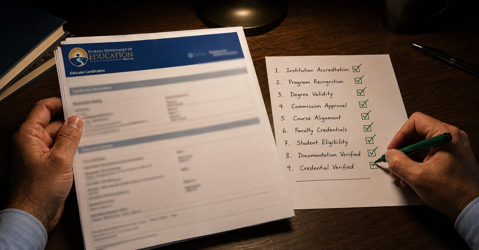 Is Kennedy University fake nine proven verified facts official sources Florida DOE CHEA CIQG accreditation research
