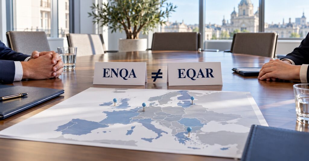 ENQA accreditation five proven facts European Association for Quality Assurance in Higher Education full affiliate membership EQAR register verification